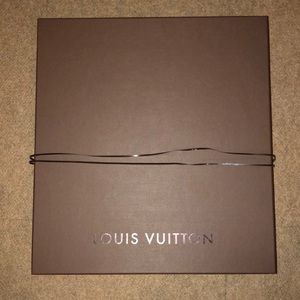 Brand New Louis Vuitton box with leather wrap